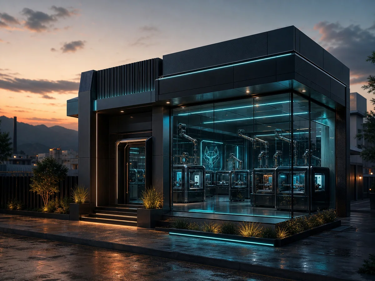 Concept visualization of an advanced-manufacturing studio in Nashik