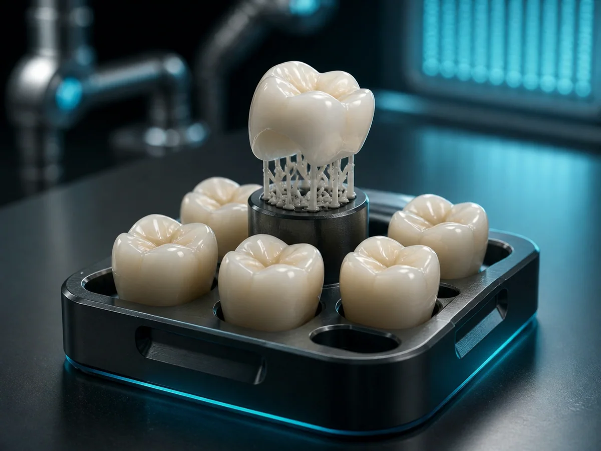 Concept visualization of temporary resin crowns
